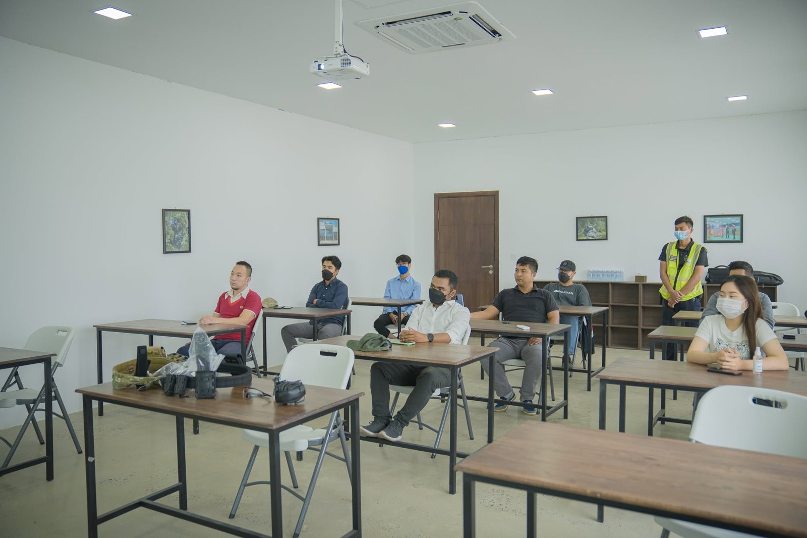 Safety briefing classroom